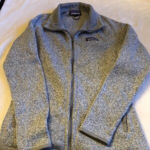 Patagonia Gray Utility Jacket Full-Length Zipper